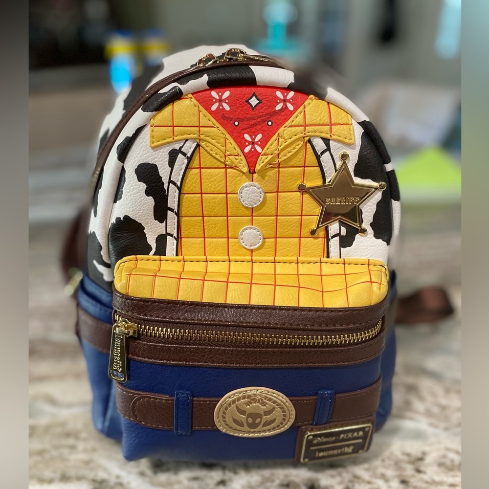 EUC Disney Pixar Loungefly Woody Backpack